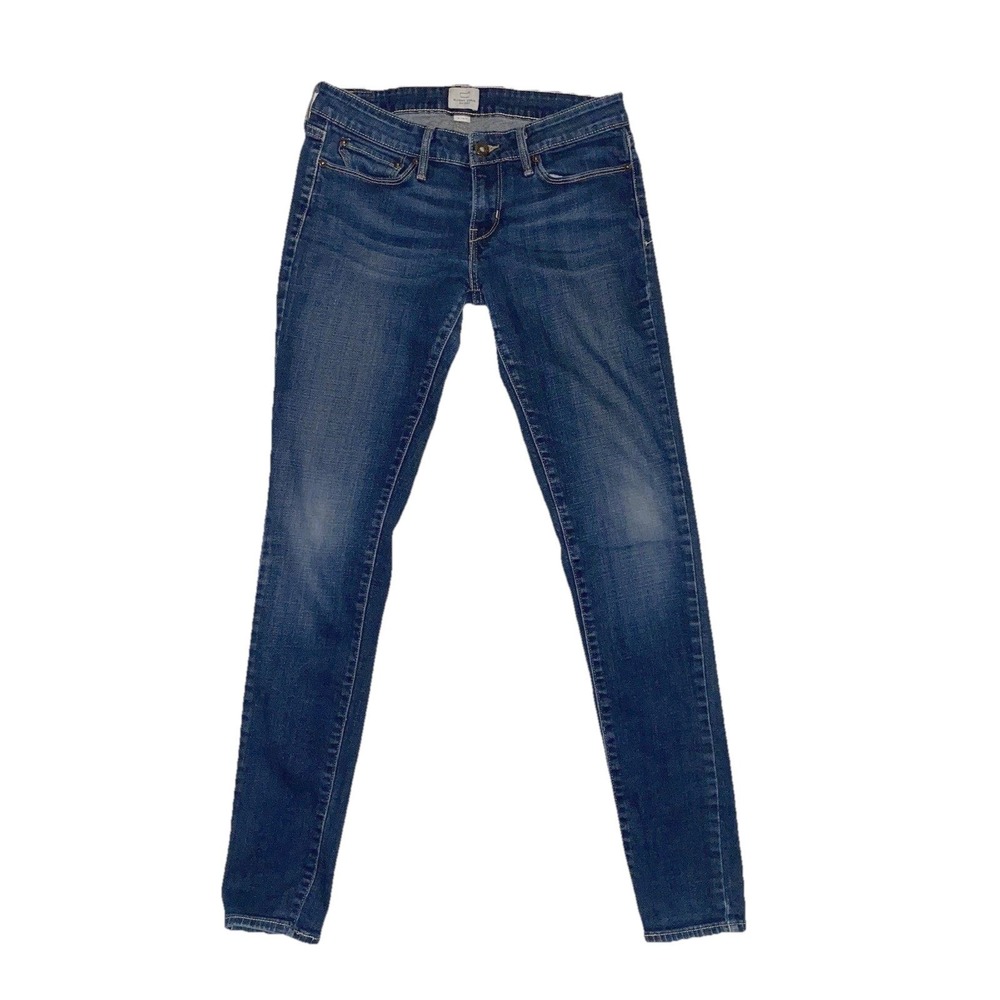 LEVI'S Y2K Women Slight Curve Skinny Jeans Low Rise Stretch W27 L30 Indie Sleaze